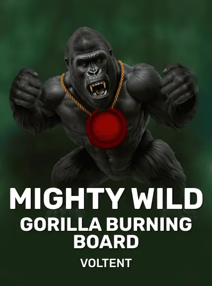Mighty Wild: Gorilla Burning Board game tile